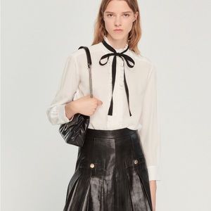 NWT Sandro Silk Blouse